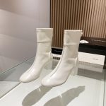 CHANEL BOOTS WHITE G40099