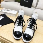 CHANEL ANKLE BOOTS WHITE G38514