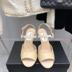 CHANEL HEELED SANDAL BEIGE G39968