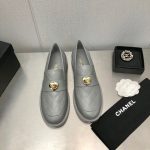 CHANEL LOAFERS GREY G39697