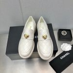 CHANEL LOAFERS WHITE G39697