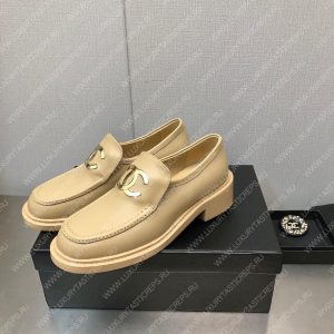 CHANEL LOAFERS NUDE G39000 - Image 3