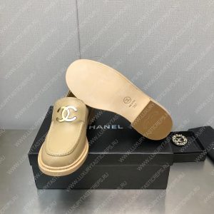 CHANEL LOAFERS NUDE G39000 - Image 9