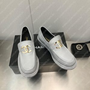 CHANEL LOAFERS GREY G39000 - Image 7