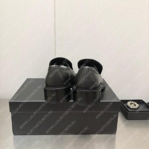 CHANEL LOAFERS BLACK G39000 - Image 6