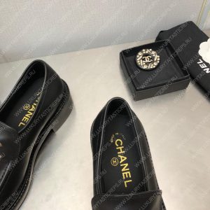 CHANEL LOAFERS BLACK G39000 - Image 8