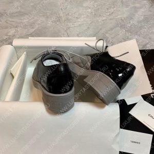 CHANEL LOAFERS GREY G39000 - Image 6