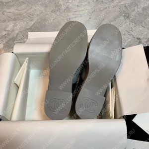 CHANEL LOAFERS GREY G39000 - Image 8