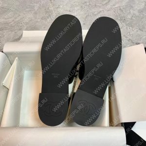 CHANEL LOAFERS BLACK G39000 - Image 8