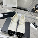 CHANEL BALLERINAS WHITE G02819