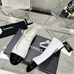 CHANEL BALLERINAS WHITE G02819