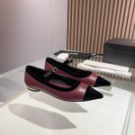 CHANEL BALLERINAS BURGUNDY G31318