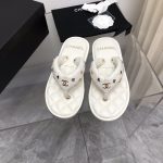 CHANEL MULES WHITE G40118