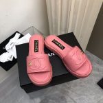 CHANEL MULES PEACH G39778