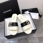 CHANEL MULES WHITE G39954