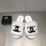 CHANEL MULES WHITE G39357