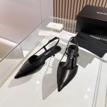 CHANEL SLINGBACKS BLACK G39537