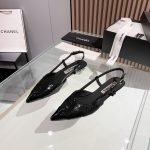 CHANEL SLINGBACKS BLACK G39537