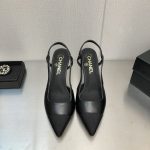 CHANEL SLINGBACKS BLACK G31318