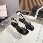 CHANEL SANDALS BLACK G39667