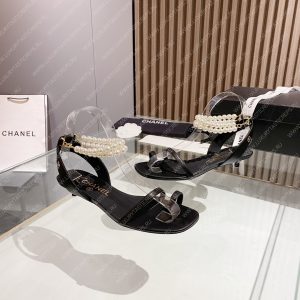 CHANEL SANDALS BLACK G39667 - Image 3