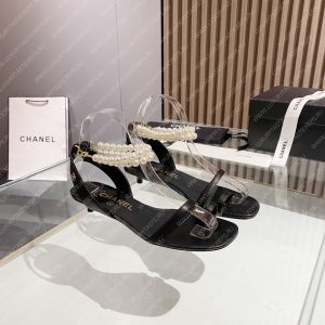 CHANEL SANDALS BLACK G39667 - Image 6
