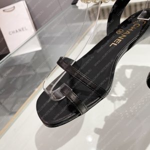CHANEL SANDALS BLACK G39667 - Image 8