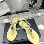 CHANEL SANDALS YELLOW G39674