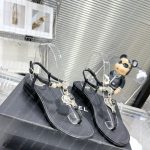 CHANEL SANDALS BLACK G39674