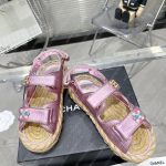 CHANEL DAD SANDALS PINK G35927