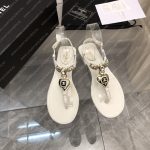 CHANEL SANDALS WHITE G39674
