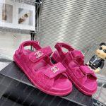 CHANEL SANDALS PINK G35927