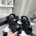 CHANEL SANDALS BLACK G35927