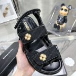 CHANEL SANDALS BLACK G35927
