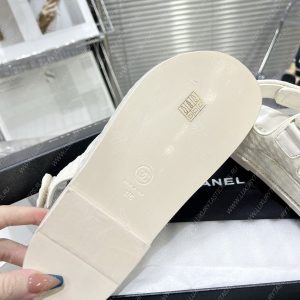 CHANEL SANDALS WHITE G35927 - Image 9