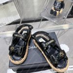 CHANEL SANDALS BLACK G35927