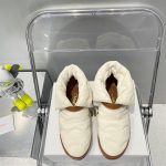 CHLOE MAXIE PADDED ANKLE BOOTS CREAM CHC22W71