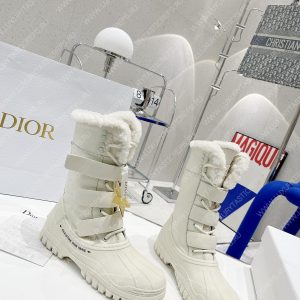 DIOR D-LEADER ANKLE BOOT WHITE KCI733CQC - Image 3