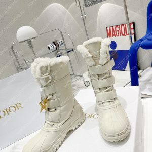 DIOR D-LEADER ANKLE BOOT WHITE KCI733CQC - Image 5