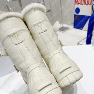 DIOR D-LEADER ANKLE BOOT WHITE KCI733CQC - Image 8