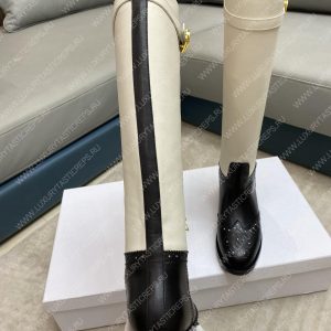 DIOR EMPREINTE BOOT BLACK AND WHITE KCI829VEA - Image 4