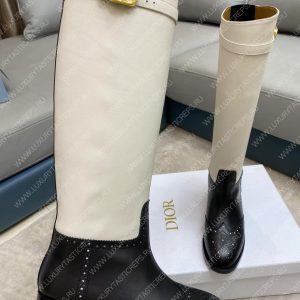 DIOR EMPREINTE BOOT BLACK AND WHITE KCI829VEA - Image 5