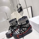 DIOR ALPS SNOW ANKLE BOOT BLACK/WHITE KCI685OSY