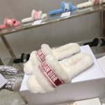 CHRISTIAN DIOR DWAY SLIDE WHITGE AND PINK KCQ551ESK