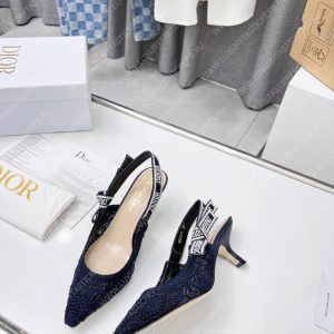 DIOR J'ADIOR SLINGBACK PUMP NAVY BLUE KDP944MCM - Image 3