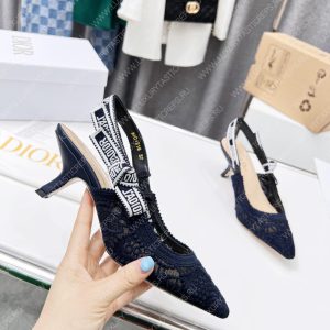 DIOR J'ADIOR SLINGBACK PUMP NAVY BLUE KDP944MCM - Image 4