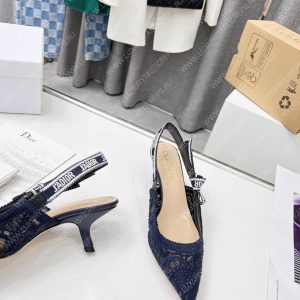 DIOR J'ADIOR SLINGBACK PUMP NAVY BLUE KDP944MCM - Image 8
