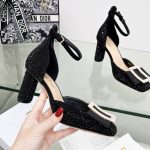 DIOR IDYLLE PUMP BLACK KCQ768CST