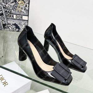 DIOR IDYLLE BALLET PUMP BLACK KDB756PGP - Image 5