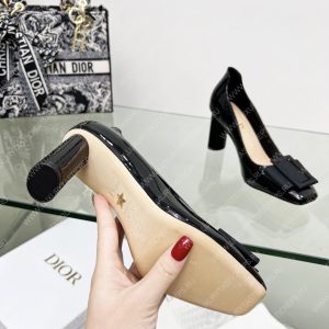 DIOR IDYLLE BALLET PUMP BLACK KDB756PGP - Image 9